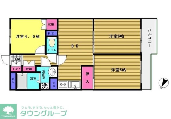 リーンハーベストの物件間取画像